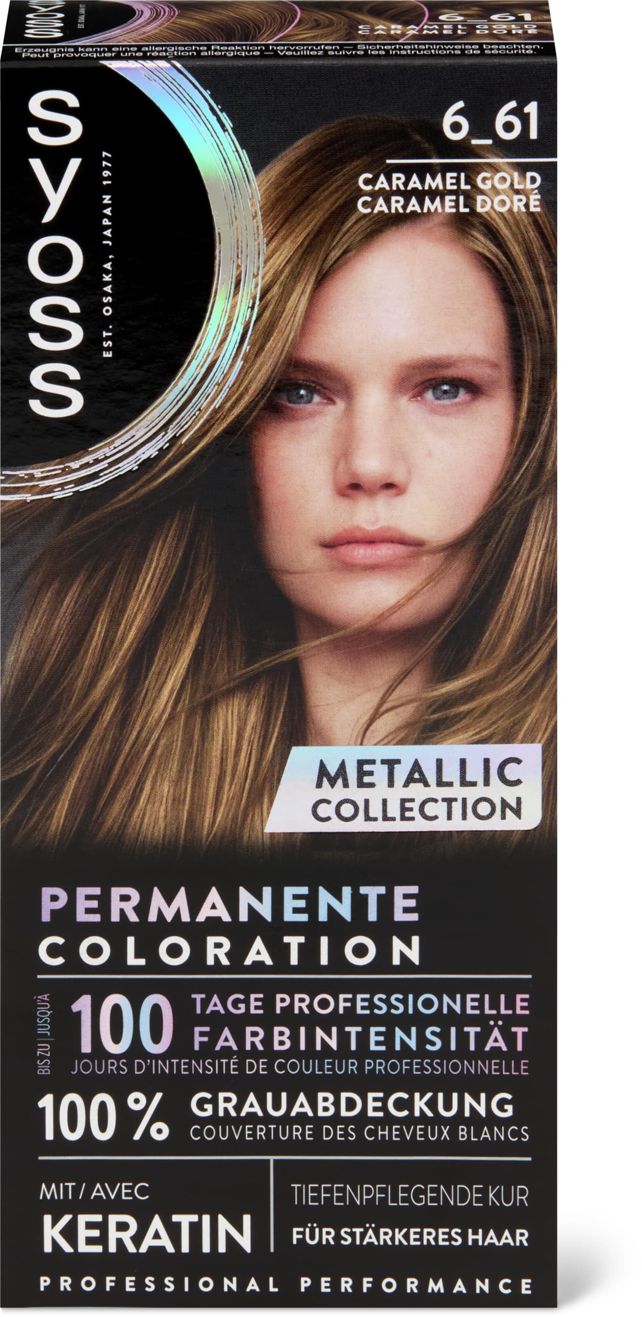 Syoss Colorazione permanente 6-61 Caramel Gold